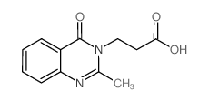 3-(2-Methyl-4-oxo-4H-quinazolin-3-yl)-propionic acid Structure