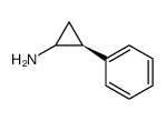 (2S)-2-苯基环丙胺结构式