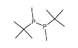 1,2-Di-tert-butyl-1,2-diiod-diphosphan Structure