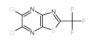 Thiazolo[4,5-b]pyrazine,5,6-dichloro-2-(trifluoromethyl)- Structure