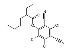 (2,3,5-trichloro-4,6-dicyanophenyl) 2-ethylhexanoate Structure