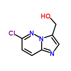 6-Chloroimidazo[1,2-b]pyridazine-3-methanol structure
