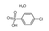 4-chlorobenzenesulfonic acid hydrate Structure