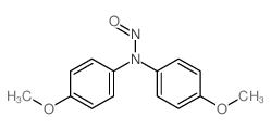 Benzenamine,4-methoxy-N-(4-methoxyphenyl)-N-nitroso- Structure