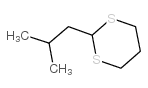 2-异丁基-1,3-二噻烷结构式