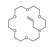 16-prop-2-enyl-1,4,7,10,13-pentaoxa-16-azacyclooctadecane结构式