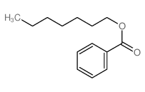 Benzoic acid, heptyl ester结构式