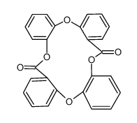 11H,22H-tetrabenzo[b,e,i,l][1,4,8,11]tetraoxacyclotetradecin-11,22-dione结构式
