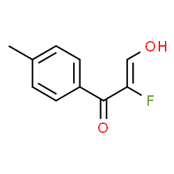 2-Propen-1-one, 2-fluoro-3-hydroxy-1-(4-methylphenyl)- (9CI) Structure
