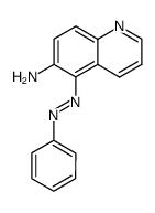 5-phenylazo-[6]quinolylamine Structure
