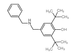 4-苄氨基甲基-2,6-二叔丁基苯酚结构式