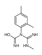 (9CI)-N-(2,4-二甲基苯基)-N-[亚氨基(甲基氨基)甲基]-脲结构式