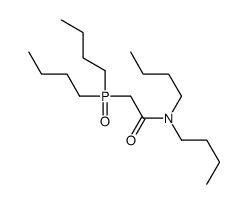 N,N-dibutyl-2-dibutylphosphorylacetamide Structure