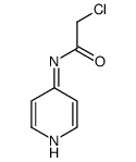 2-氯-N-吡啶-4-基乙酰胺结构式
