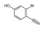 2-bromo-4-hydroxybenzonitrile Structure