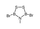 3,5-dibromo-4-methyl-1,2,4,3,5-dithiazadiborolidine Structure