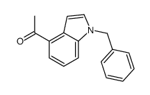 1-(1-benzylindol-4-yl)ethanone Structure