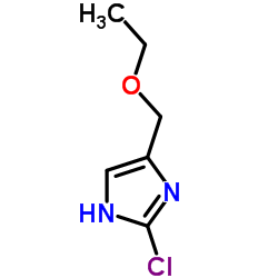 2-氯-1-乙氧基甲基咪唑结构式