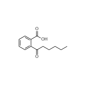 2-己酰基苯甲酸结构式