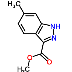 6-甲基-1H-吲唑-3-羧酸甲酯结构式