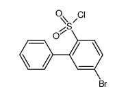 5-bromo-biphenyl-2-sulfonyl chloride结构式