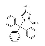 4-甲基-1-三苯甲基-1H-咪唑-2-甲醛结构式