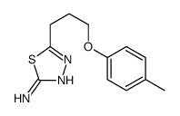 5-[3-(4-methylphenoxy)propyl]-1,3,4-thiadiazol-2-amine Structure