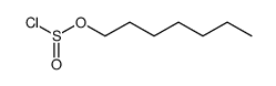 chlorosulfurous acid heptyl ester Structure