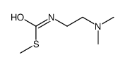 S-methyl N-[2-(dimethylamino)ethyl]carbamothioate结构式