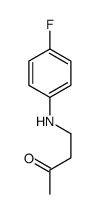 4-(4-fluoroanilino)butan-2-one Structure