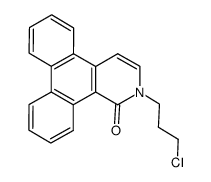 2-(3-chloropropyl)dibenzo[f,h]isoquinolin-1(2H)-one结构式