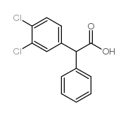 2-(3,4-二氯苯基)-2-苯乙酸结构式