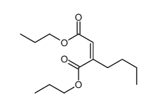 dipropyl 2-butylbut-2-enedioate Structure