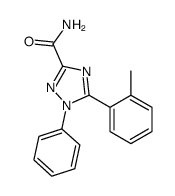 5-(2-methylphenyl)-1-phenyl-1,2,4-triazole-3-carboxamide结构式