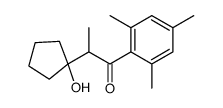 2-(1-hydroxycyclopentyl)-1-(2,4,6-trimethylphenyl)propan-1-one Structure
