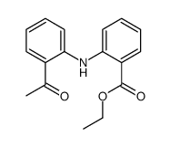 ethyl 2-(2-acetylanilino)benzoate结构式