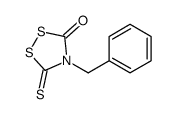 4-benzyl-5-sulfanylidene-1,2,4-dithiazolidin-3-one结构式