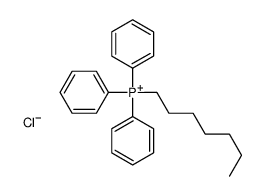 heptyl(triphenyl)phosphanium,chloride Structure