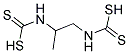 Zinc 1,2-propylenebis(dithiocarbamate) polymers Structure