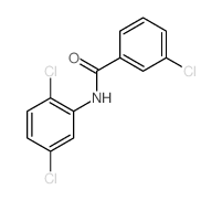 Benzamide, 3-chloro-N-(2,5-dichlorophenyl)-结构式