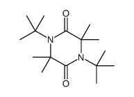 1,4-ditert-butyl-3,3,6,6-tetramethylpiperazine-2,5-dione Structure