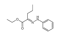 2-phenylhydrazono-valeric acid ethyl ester Structure