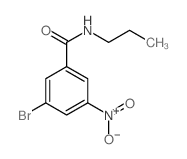 3-bromo-5-nitro-N-propylbenzamide Structure