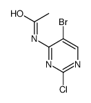 N-(5-bromo-2-chloropyrimidin-4-yl)acetamide Structure