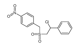 1-[(2-chloro-2-phenylethyl)sulfonylmethyl]-4-nitrobenzene结构式