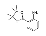 2-(4,4,5,5-四甲基-1,3,2-二噁硼烷-2-基)吡啶-3-胺结构式