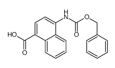 4-(phenylmethoxycarbonylamino)naphthalene-1-carboxylic acid Structure