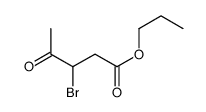 propyl 3-bromo-4-oxopentanoate Structure