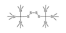 1,4-bis(tris(trimethylsilyl)methyl)tetrasulfane Structure
