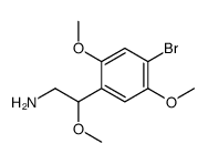 2-(4-溴-2,5-二甲氧基苯基)-2-甲氧基乙胺结构式
